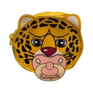 New Betseyville‎ Betsey Johnson Leopard Pacifier Holder Bag